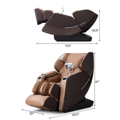Enjoyment 30-2024 SL Track 3D Full Body Massage Chair Zero Gravity Electric Shiatsu Massage Recline