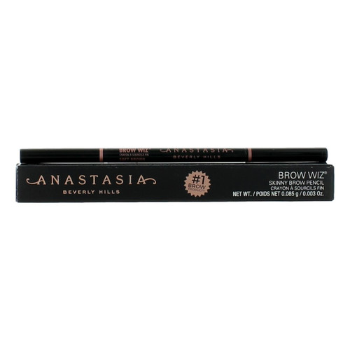 Anastasia Brow Wiz by Anastasia Beverly Hills, 0.003 oz Skinny Brow Pencil - Soft Brown