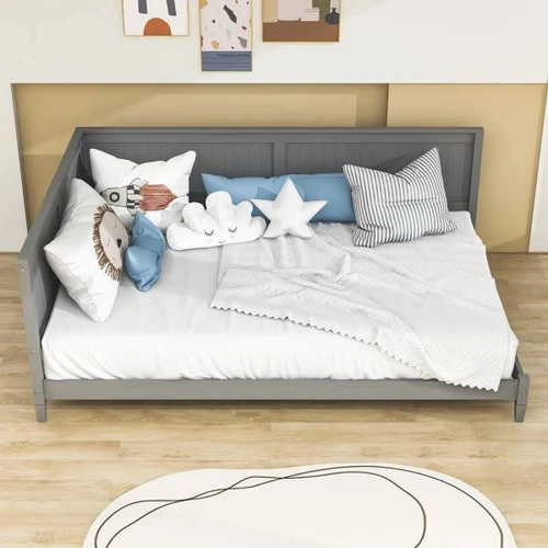 Full size Modern Daybed in Grey Wood Finish