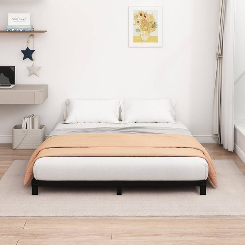 Queen size 5-inch Heavy Duty Metal Bed Frame with 3,000 lb. Weight Capacity