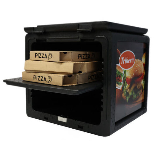 2 Tier Insulated Food Pan Carrier Food Warmer with Removable Tray and Box