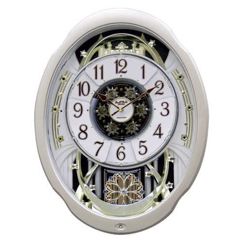 Moving Face Pendulum Wall Clock - Plays Melodies Every Hour