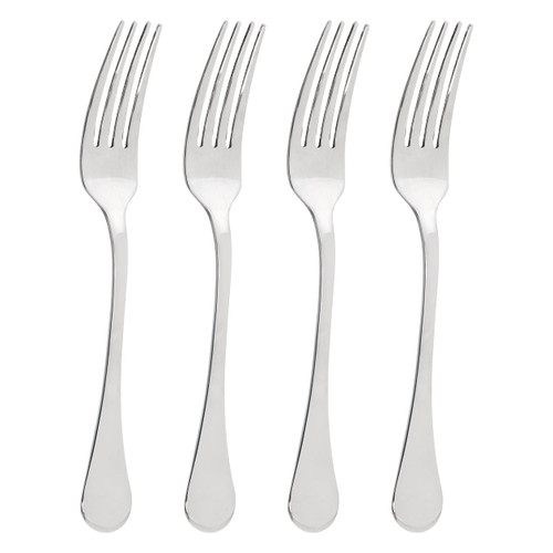 Gibson Home Manchester 4 Piece Stainless Steel Dinner Fork Set