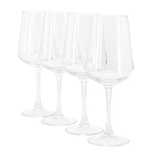 Gibson Home Belinni 4 Piece 15.4 Ounce Classic Wine Glass Set