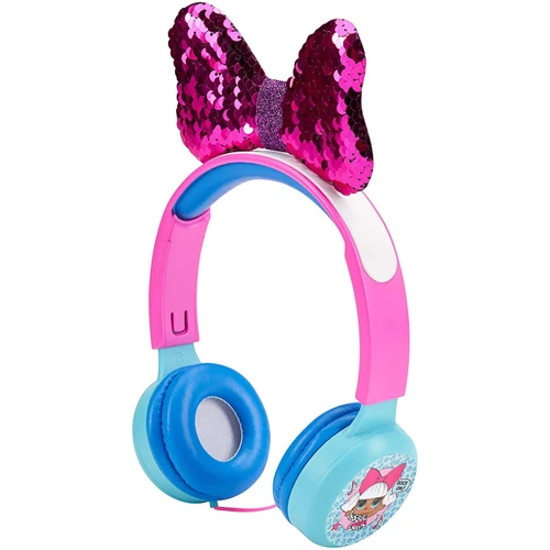 L.O.L. Surprise! Kid-Safe Diva Headphones in Pink