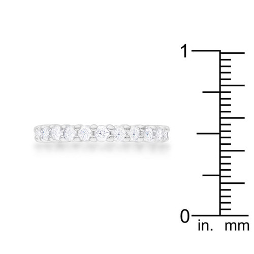Cubic Zirconia Eternity Band