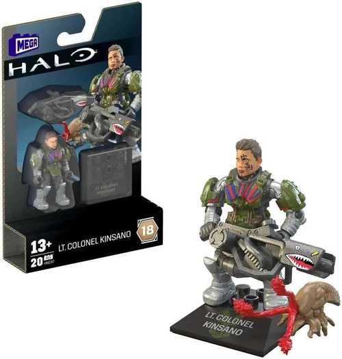 Mega Construx LT. Colonel Kinsano Figure