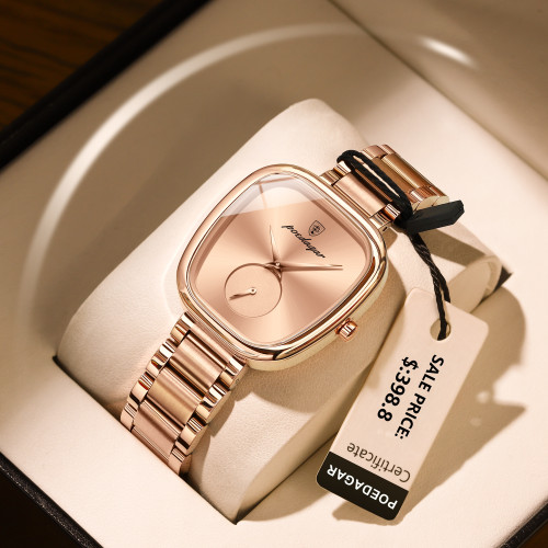 POEDAGAR Luxury Watch for Woman Waterproof Stainless Steel Quartz Ladies Watch High Quality Women's