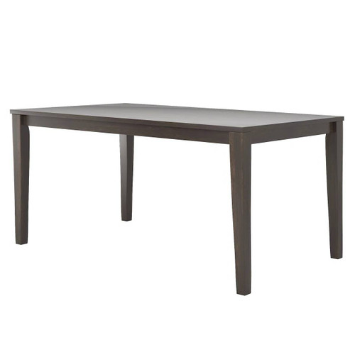 Classic 36 x 60 inch Farmhouse Dining Table in Antique Black Wood Finish