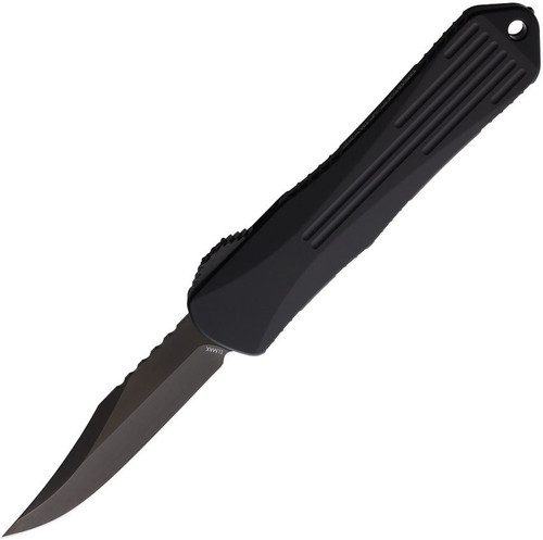 Heretic Knives Manticore E Bowie OTF Knife Purple Carbon Fiber (3.1" DLC)