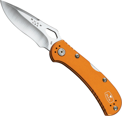 Buck SpitFire Lockback Knife (3.25" Satin) Black or Orange