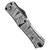 Microtech Hera II Mini D/E SS Mummy Wrap Brushed Metal (2.9" Dark Stonewash)