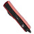 Microtech Daytona T/E OTF Automatic Knife Red Al/Black Bubble Inlay (3" Black)