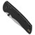 Hogue Knives Deka MagnaCut Clip Point Knife Black Polymer (3.25" Stonewash)