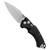 Hogue Knives EX-A05 Spear Point Automatic Knife Black (3.5" Stonewash) 34530