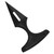 Front face view revealing Snake Doctor G10 textured material surface and ergonomic grip geometry