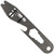 Natural  Titanium Toor Knives Keychain MultiTool flat lay showing all seven tools in one compact package including pry bar, bottle opener, multiple wrench sizes, detachable Phillips head bit, and small mounting loop for everyday carry keychain