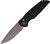Pro-Tech Tactical Response TR-3 Knife Black w/ Grooves (3.5" Bead Blast)