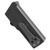 Chaves C.H.U.B. titanium pocket clip with signature skull logo, mounted on gray aluminum body with screw accents - iconic Utah knife maker branding