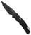 Pro-Tech TR-5 fully deployed automatic knife black blade with Pro-Tech USA marking, finger groove handle, pocket loop - American-made EDC knife