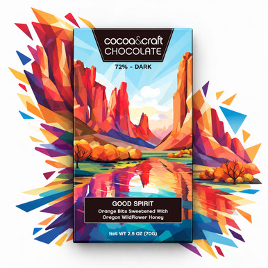 Good Spirit – Dark Chocolate with Orange & Honey | Cocoa & Craft