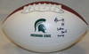 Tony Lippett Michigan State Spartans NCAA Autographed Football w/ Inscription