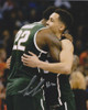 Travis Trice 8x10" Autographed Photo w/ Branden Dawson Michigan State Spartans NCAA