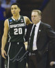 Travis Trice 11x14" Autographed Photo w/ Tom Izzo Michigan State Spartans NCAA