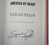 SARAH PALIN Signed Autographed Book "America By Heart" 1st Edition