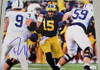 Chase Winovich Auto Wolverines Double Teamed 11x14 Photo ~Signed & JSA Certified