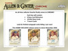 2020 Topps Allen & Ginter Chrome Baseball Hobby Box