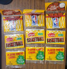 1990-91 Fleer Basketball Lot of 5 Sealed 45 Card Rack Packs - Includes Empty Rack Pack Box