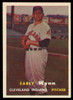 1957 Topps Vintage Baseball #40 Early Wynn HOF Cleveland Indians - Near Mint