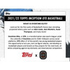 2022 Topps Inception  Overtime Elite Basketball Box