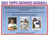 2022 Topps Archives Baseball Hobby Box