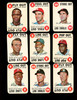 1968 Topps Game Baseball Complete Set 1-33 VG/EX-EX