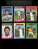 1975 Topps Baseball Lot of 262 Different Cards Low Grade