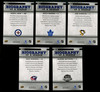 2016/17 Upper Deck Auston Matthews Biography of a Season RC Set (10)