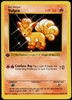 Pokemon Vulpix Base Set 1st Edition Shadowless #68/102