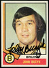 1974/75 Topps John Johnny Bucyk Signed Autographed Card #239 JSA