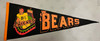 Chicago Bears Pennant Vintage Black/Orange w/Player