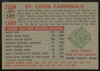 1956 Topps St. Louis Cardinals Team #134 EX