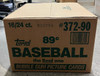 1990 Topps Baseball Cello Pack Factory Sealed Case (16 Boxes) 1st Print