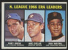 1967 Topps NL ERA Leaders Koufax Marichal #234 EX+