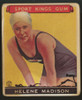 1933 Goudey Sport Kings Helene Madison #37 Fair/Good (Creases)