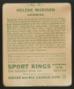 1933 Goudey Sport Kings Helene Madison #37 Fair/Good (Creases)
