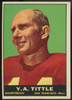 1961 Topps Y.A. Tittle #58 EX-EX/MT