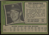 1971 Topps Ted Simmons RC #117 EX/MT