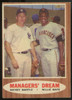 1962 Topps Managers' Dream Mantle Mays #18 VG/EX