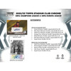 2022/23 Topps Stadium Club Chrome UEFA CC Soccer Hobby Box